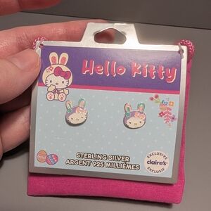Hello Kitty Sterling Silver Earrings